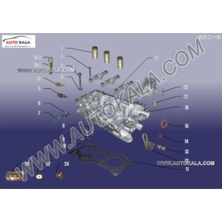 481H 1001015MA3a,سرسيلندر كامل 530 mvm,اتوکالا Autokala