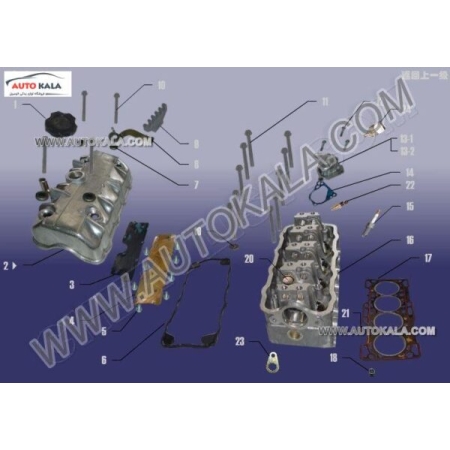 481H 1001015MAa,سرسيلندر كامل 530 mvm,اتوکالا Autokala