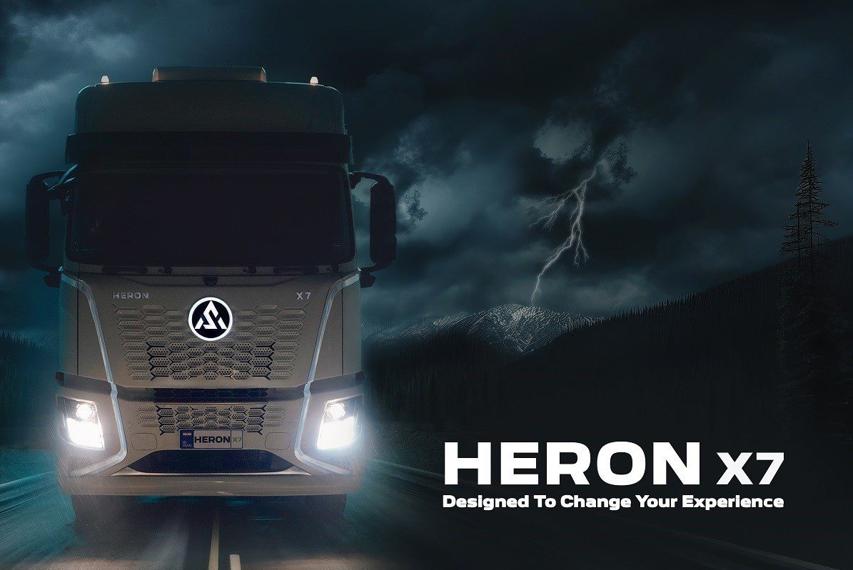 و کامیونت Heron سپهر آسا دیزل رونمایی می‌شود,کشنده و کامیونت Heron سپهر آسا دیزل رونمایی می‌شود,اتوکالا Autokala