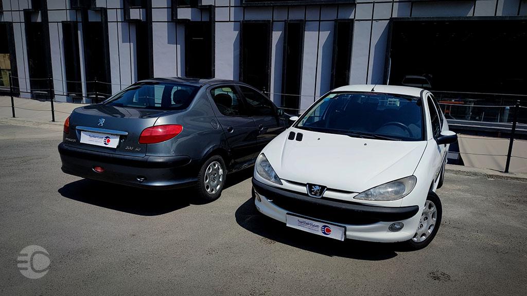 206 sd1,مقایسه انواع مدل های 206 صندوقدار – تیپ های 206SD,اتوکالا Autokala