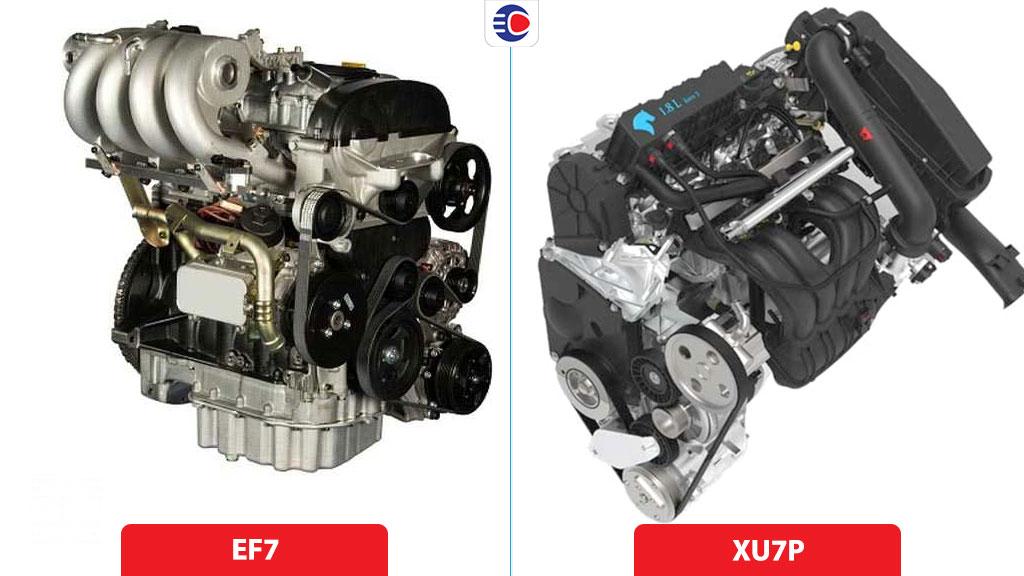 ef7 vs xu7p.jpg,مقایسه موتور ef7 با xu7p و مزایا و معایب هر کدام,اتوکالا Autokala