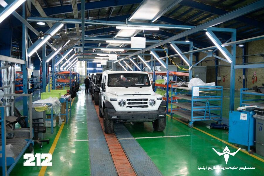 91745 jpg,خودروی ۲۱۲ خودروسازی ایلیا روی خط تولید ,اتوکالا Autokala