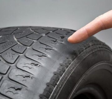 Signs of tire damage 360x320